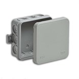 Коробка распределительная ОП 85х85х35мм 12 вводов IP54 сер. Ruvinil 67093 63759