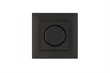 Розетка 1-м Karea RIZZ STAR без заземл. дым. металлик Makel 88050022 1889522