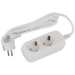Удлинитель электрический UDL-16-215-E Greenline 2 розетки с заземлением 1.5м ПВС 3х1кв.мм Эра Б0065079 1871672