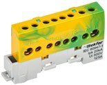 Шина PE "земля" изол. на универс. держ. 8х12-8-ЖЗ TEKFOR IEK TF-NN20-08-KL-K52 1853118