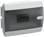 Корпус пластиковый ЩРВ-П-8 IP41 черн. прозр. дверь UNION Compact IEK UIC-KP12-V-08-41-K01 1792034