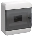 Корпус пластиковый ЩРН-П-8 IP41 черн. прозр. дверь TEKFOR IEK TF5-KP12-N-08-41-K01-K03 1791974