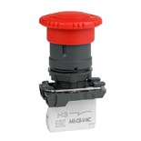Кнопка аварийного останова OptiSignal D22 C5-ESTR-11 пластик 1НО+1НЗ возврат поворотом XB5AS8445 КЭАЗ 332193 1739182