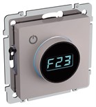 Термостат электронный с индик. BRITE СП IP20 ТС10-1-БрЖ механизм жемчуж. IEK BR-RT11-K36 1734070
