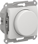 Светорегулятор поворотно-нажимной Glossa 400Вт механизм бел. SE GSL000123 1668257