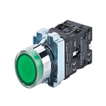 Кнопка управления NP2-BW3365 1НО+1НЗ зел. AC/DC 230В(LED) IP40 CHINT 574268 1612033