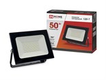 Прожектор светодиодный СДО-7 50Вт 6500К IP65 4500лм 230В черн. IN HOME 4690612034638 1414385