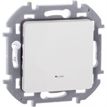 Переключатель 1-кл. Inspiria 10А IP20 250В 10AX с подсветкой / индикацией механизм бел. Leg 673660 1445187