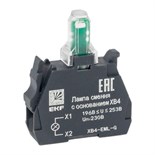 Лампа сменная с основанием XB4 зел. 230В PROxima EKF XB4-EML-G 1277349