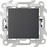 Переключатель 1-кл. 1п 2мод. СП Simon 24 10А IP20 Push&Go механизм графит Simon 2420201-038 1278907