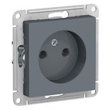 Розетка 1-м СП AtlasDesign 16А IP20 без заземл. без защ. шторок механизм грифель SE ATN000741 1240411