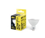 Лампа светодиодная ECO MR16 софит 5Вт 230В 6500К GU5.3 IEK LLE-MR16-5-230-65-GU5 479702