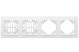 Рамка 4-м Минск горизонтальная бел. Basic EKF ERM-G-304-10 453861