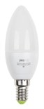 Лампа светодиодная PLED-ECO 5Вт C37 свеча матовая 3000К тепл. бел. E14 400лм 230В 50Гц JazzWay 1036834A 331818