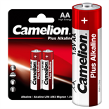 Элемент питания алкалиновый AA/LR6 1.5В Plus Alkaline LR6-BP2 BL-2 (блист.2шт) Camelion 1652 197972