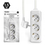 Удлинитель 3х1.5м с заземл. 10А 3х1.5 TOKOV LIGHT TKL-C01-BU3-1.5-1.5-Z 1909836