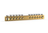 Шина PEN "земля-ноль" 6х9мм 12 отвер. латунь TOKOV ELECTRIC TKE-BCB-69-12-N/PEN 1855447