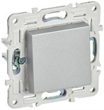 Выключатель 1-кл. SKANDY 10А SK-V01S серебр. IEK SK-V10-0-10-K23 1835429