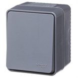 Выключатель 1-кл. AtlasDesign Profi54 IP54 ОП кнопочный 10АХ антрацит SE ATN544015 1712811