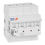 Выключатель автоматический модульный OptiDin BM63-4C50-4.5-УХЛ3 КЭАЗ 326826 1671077