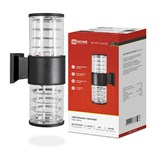 Светильник НБУ ART-2хA60-BL E27 IP65 230В уличный настенный двусторонний алюм. под лампу 2хA60 черн. IN HOME 4690612037776 1637766