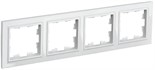 Рамка 4-м BRITE РУ-4-БрБ бел. IEK BR-M42-K01 1617343