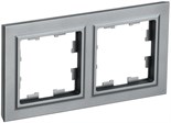 Рамка 2-м BRITE РУ-2-БрС сталь IEK BR-M22-K46 1617329