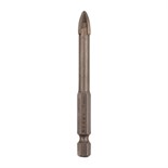 Сверло по стеклу и керамике 8мм 4 грани шестигранный хвостовик Kranz KR-91-0650 1544850