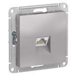 Розетка компьютерная 1-м AtlasDesign RJ45 кат.5E механизм алюм. SE ATN000383 1240254