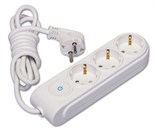 Удлинитель 3х5м с заземл. 16А IP20 ПВС 3х1.5 с выкл. защ. шторки Makel N3310064 506807