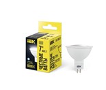 Лампа светодиодная ECO MR16 софит 7Вт 230В 6500К GU5.3 IEK LLE-MR16-7-230-65-GU5 479703