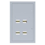 Щит этажный ЩЭ 4кв. без слаботочного отсека (1010х650х160) IP31 PROxima EKF mb10-v-4r 466944