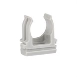 Держатель для труб (клипса) d20мм сер. (уп.10шт) Plast EKF derj-z-20n-r 453609