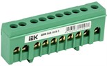 Шина PE "земля" в корп. изол. на DIN-рейку ШНИ-6х9-10-К-З IEK YNN10-69-10KD-K06 269287