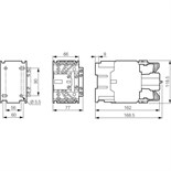 Контактор CTX-C для конд. Н.О.+Н.З 110А 230В Leg 029654 1018951