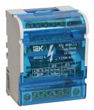 Шина на DIN-рейку в корпусе (кросс-модуль) ШНК 4х7 3L+PEN IEK YND10-4-07-100 26522