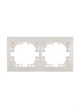 Рамка 2-м Mira горизонт. бел. LEZARD 701-0200-147 193078