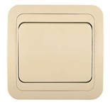 Выключатель 1-кл. СП Mimoza 10А IP20 крем./крем. Makel 25001 132198