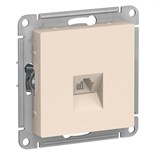 Розетка телефонная 1-м СП AtlasDesign RJ11 механизм беж. SE ATN000281 1240210