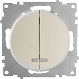 Выключатель 2-кл. СП Florence 10А IP20 с подсветкой механизм беж. (1E31801301) OneKeyElectro 2172802 467431