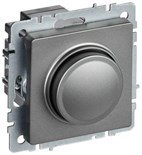 Светорегулятор СП BRITE пов-наж. 600Вт СС10-1-0-БрС механизм сталь IEK BR-D20-0600-K46 1701818