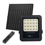 Прожектор светодиодный PFL SOLAR 02 50 6500К GR IP65 ДО с солнечн. панелью и пультом Pro+ JazzWay 5058460 1899097