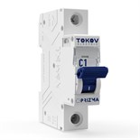 Выключатель автоматический модульный 1П 1А 4.5кА х-ка C TOKOV Electric TKE-PZ45-MCBI-1-1-C 1848319
