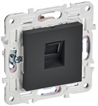 Розетка компьютерная RJ45 кат.5E SKANDY SK-K01G графит IEK SK-K10-1-K53 1835957