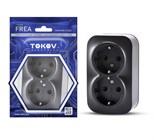 Розетка 2-м ОП Frea 16А IP20 250В с заземл. АБС-пластик карбон TOKOV ELECTRIC TKE-FR-R2Z-C14 1792427