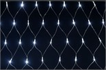 Гирлянда "Сеть" 1.5х1.5м 160LED бел. IP20 провод прозр. 230В с контроллером 8 режимов IEK LGDB410-2-160-L1-T-S-44 1647674