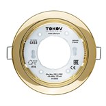 Светильник GX 53-G-1 106х48мм зол. металл+пластик TOKOV ELECTRIC TOK-GX53-G-1 1616884