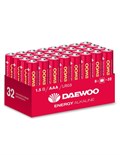 Элемент питания алкалиновый AAA/LR03 1.5В Energy Alkaline 2021 Pack-32 (уп.32шт) DAEWOO 5030084 1588743