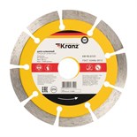 Диск алмазный отрезной сегментный 125x22.2мм Kranz KR-90-0101 1544382