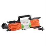 Удлинитель-шнур на рамке 1х30м без заземл. 10А IP20 UFx-1-2х1.0-30m ПВС 2х1 Эра Б0043041 1438226